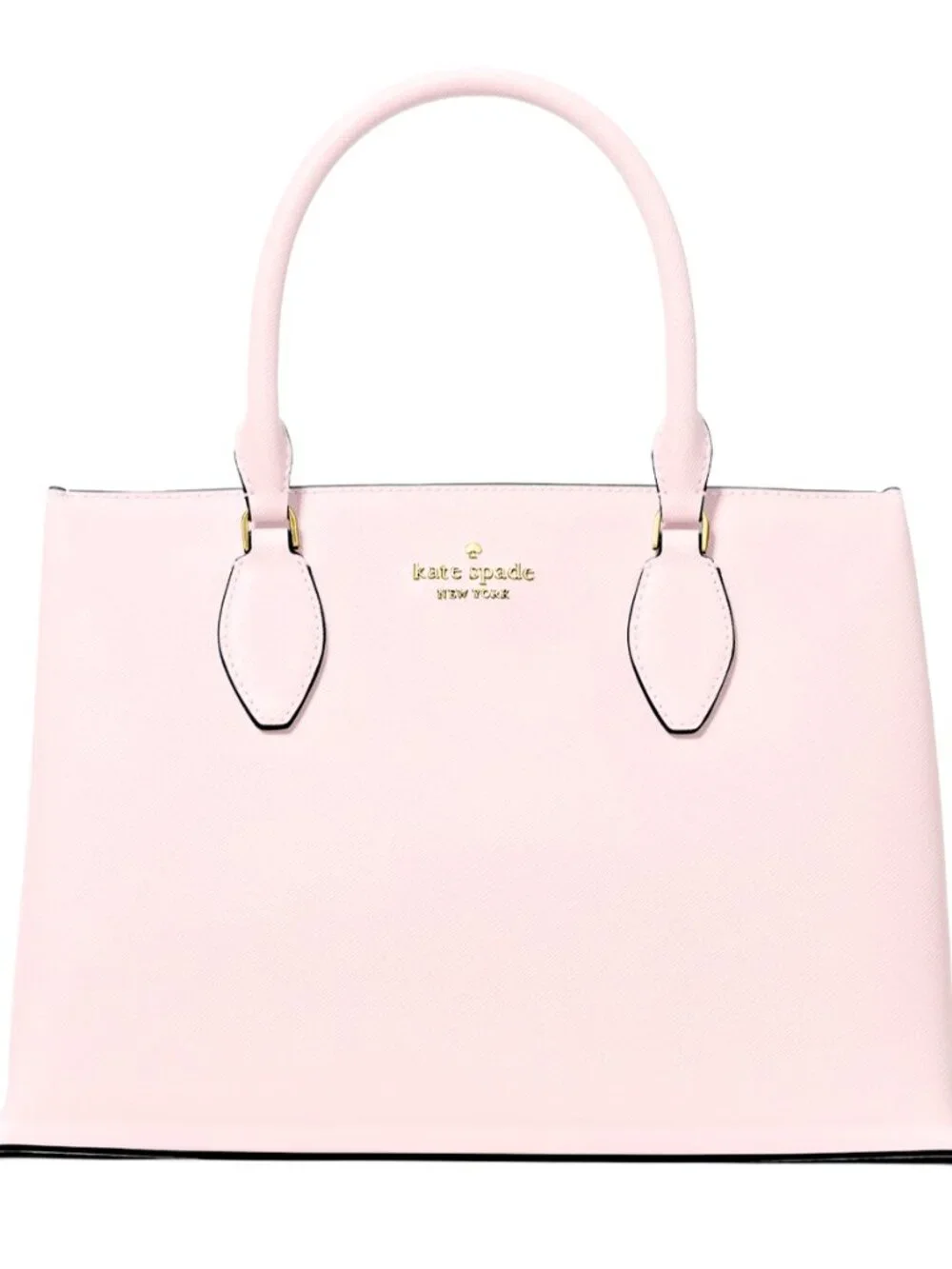 New Kate Spade Rae Medium Satchel Saffiano Shimmer Pink